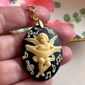 Adorable Angel Cameo Pendant